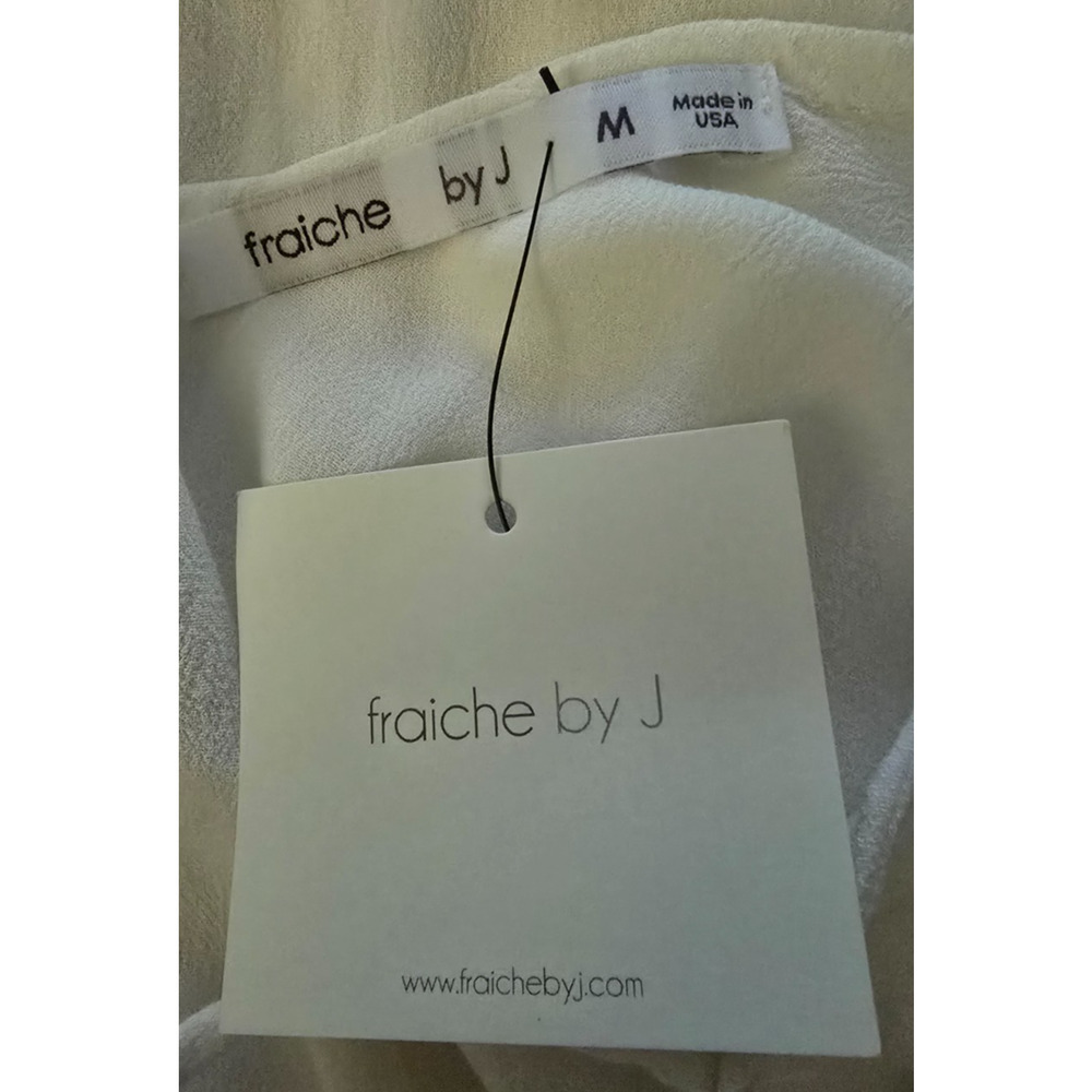 Fraiche by J Maxi Dress Medium NWT White Black Tie Dye Ombre Strappy Boho Rayon - Picture 8 of 9